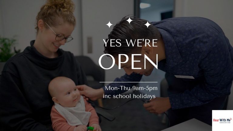 We are open during school hols